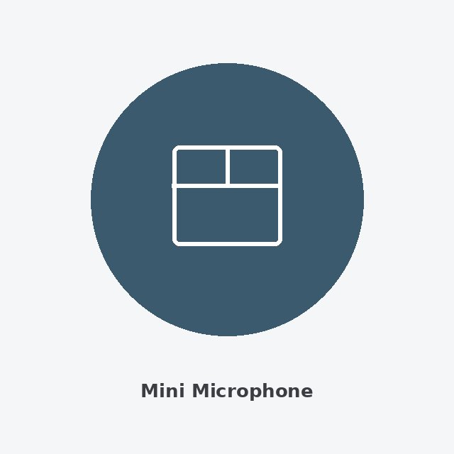 3.5mm Mini Microphone For Smartphone and Laptop Recording
