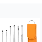 6 Pieces Ear Pick Set - Portable Stainless Steel Ear Cleaner